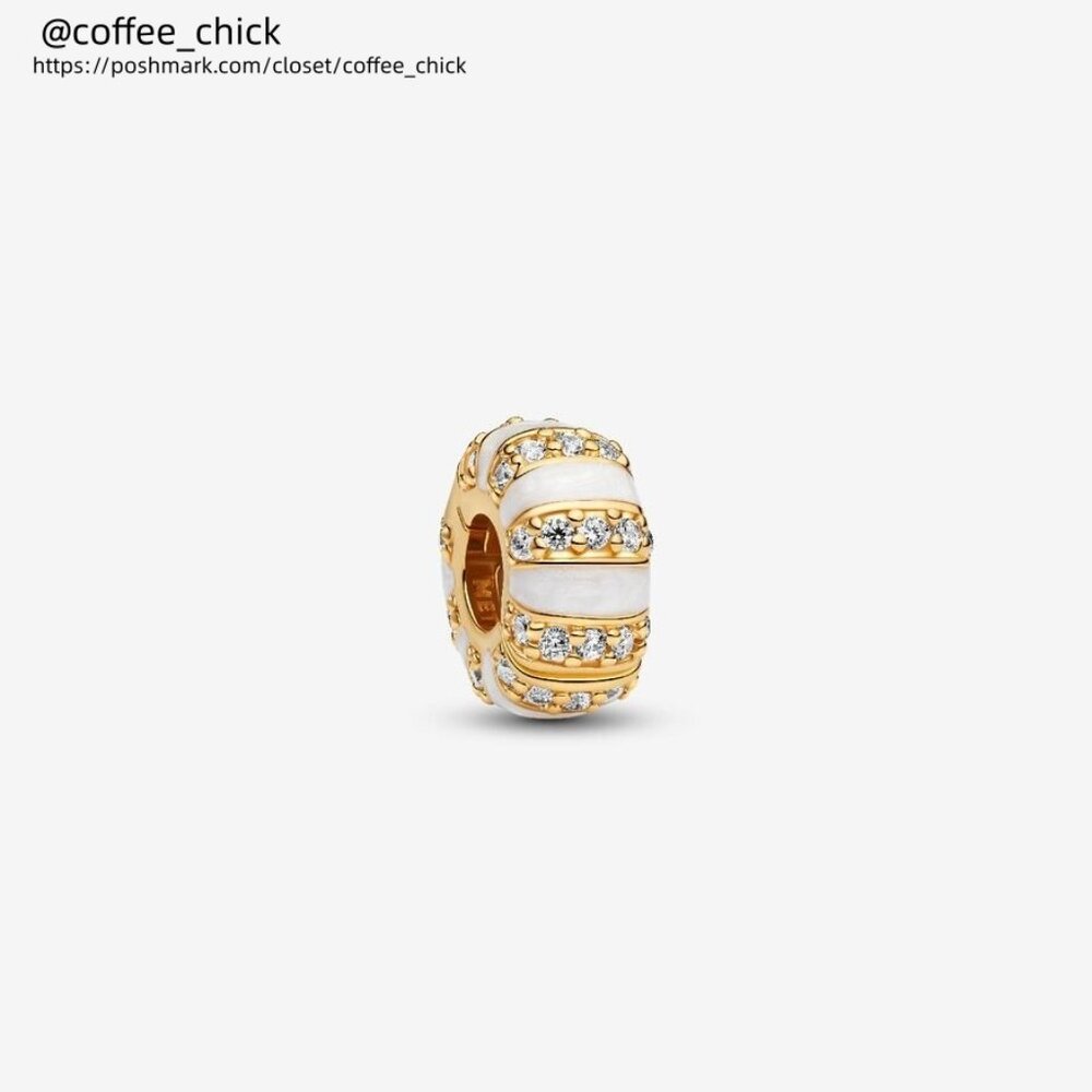 Pandora Stones & Enamel Clip Charm|Pendant